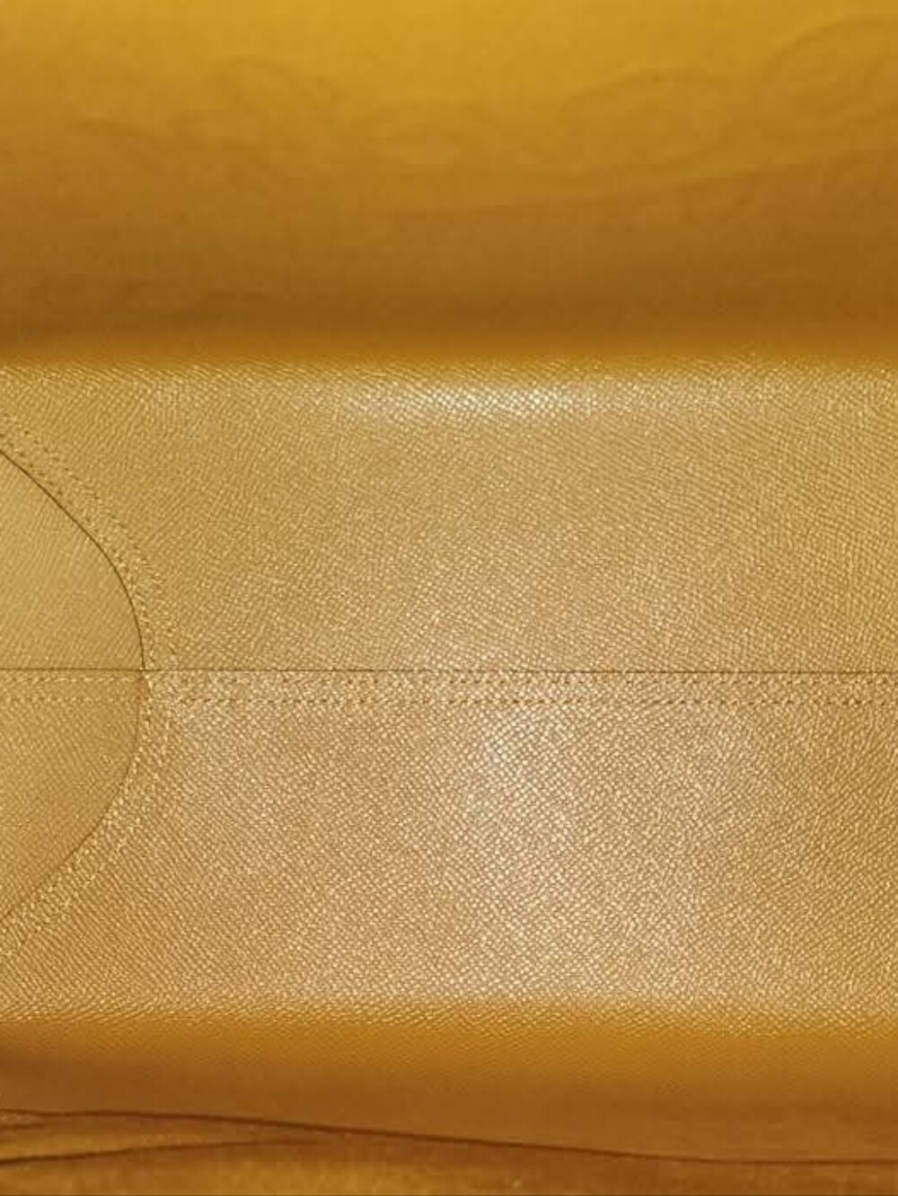 Coach White Leather Graphic Tote with Yellow Logo - Picture 5 of 12